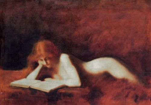 antipahtico: La Liseuse ~ Jean-Jacques Henner 1884