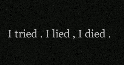 trust issues.