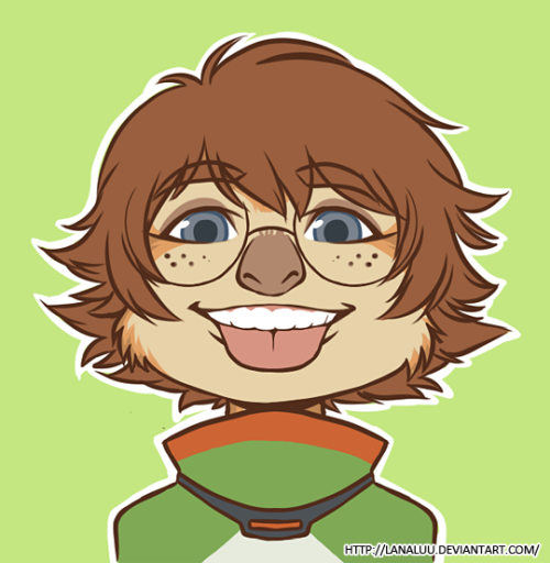 My fursona, Slothy, cosplaying as Pidge. (・｀ω´・)