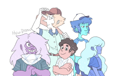 hew-draw:  We are the Crystal Gems humans!