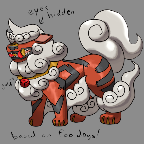 hisuian arcanine prediction!  i like to imagine that hisuian growlithe evolves through friendship in