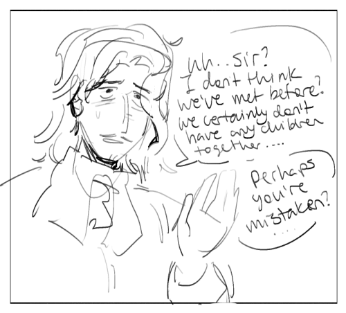 Random Silly William Drawing + My Headcanon That In The Custody Battle For William, Charles And De Witt