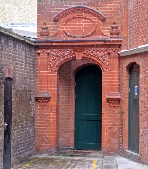 Side Door, Former Royal College of Organists Building, Kensington, London, 2010.While the Royal Coll