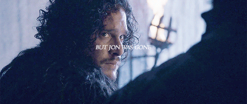 titansdaughter:Jon, he’d said, but Jon was  g o n e. It was Lord Snow who faced him now, grey eyes a