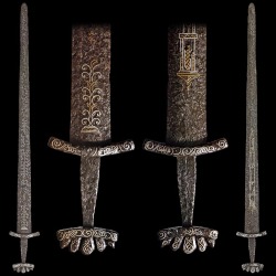 swordsite:  #Vikings #Byzantine #Constantinople Ornamented Lenticular Viking Sword of Byzantine Manufacture Editor’s Note: The extreme nature of the ornamentation on this sword, combined with the unusual (for Scandinavia) motifs coupled with the apparent