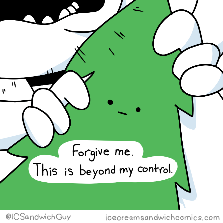 icecreamsandwichcomics: Until next year, Thanksgiving. Full Image - Twitter - Bonus