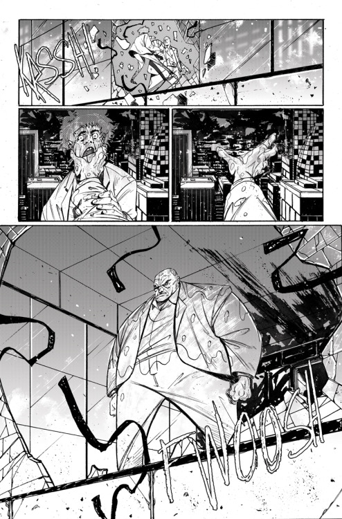 Here’s some of my pages from Kingpin #4 for Marvel Comics in stores now!!• He may be a criminal, but