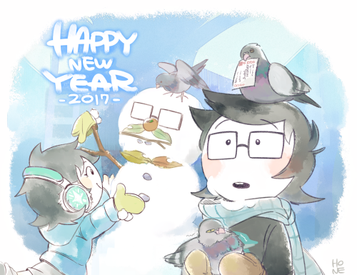 honesk1:Happy 2017!! and Hiveswap coming out this month!!