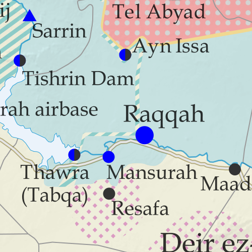 Subscribers: PolGeoNow’s Syria map has been updated for the events of the past four months, with the