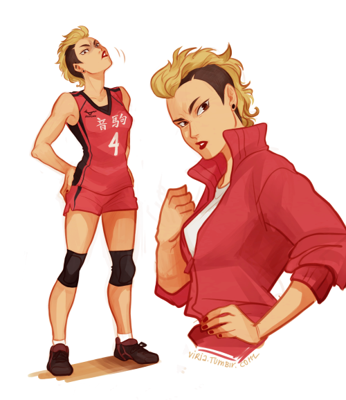 viria: As I said, here’s the second part of Haikyuu!! rule 63 characters I love but who didn&r