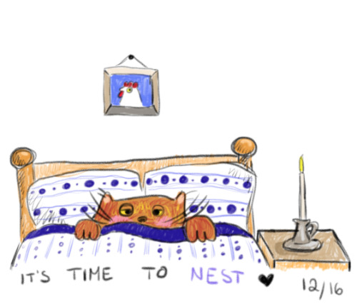 Time to nestIt&rsquo;s almost Christmas, so naturally I&rsquo;m in bed with some sort of plague. Not