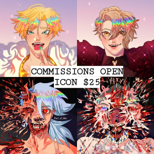 Open commissions!!Trying to earn some money that I can use to help my family during the pandemic