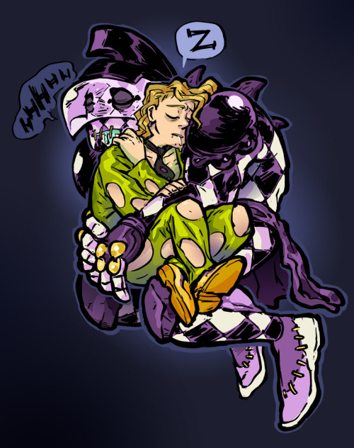 hurtanminttu:  Jojo scrapdump from twitter (My headcanon is that Fugo drools in his sleep and that Bruno shouldn’t drink too much) 