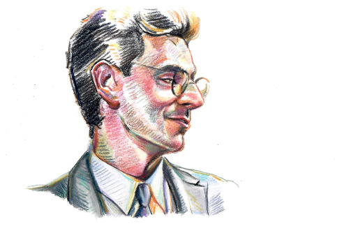 livesinyesterday: My Art: Egon Spengler Quick Studies Pastel pencils on paper