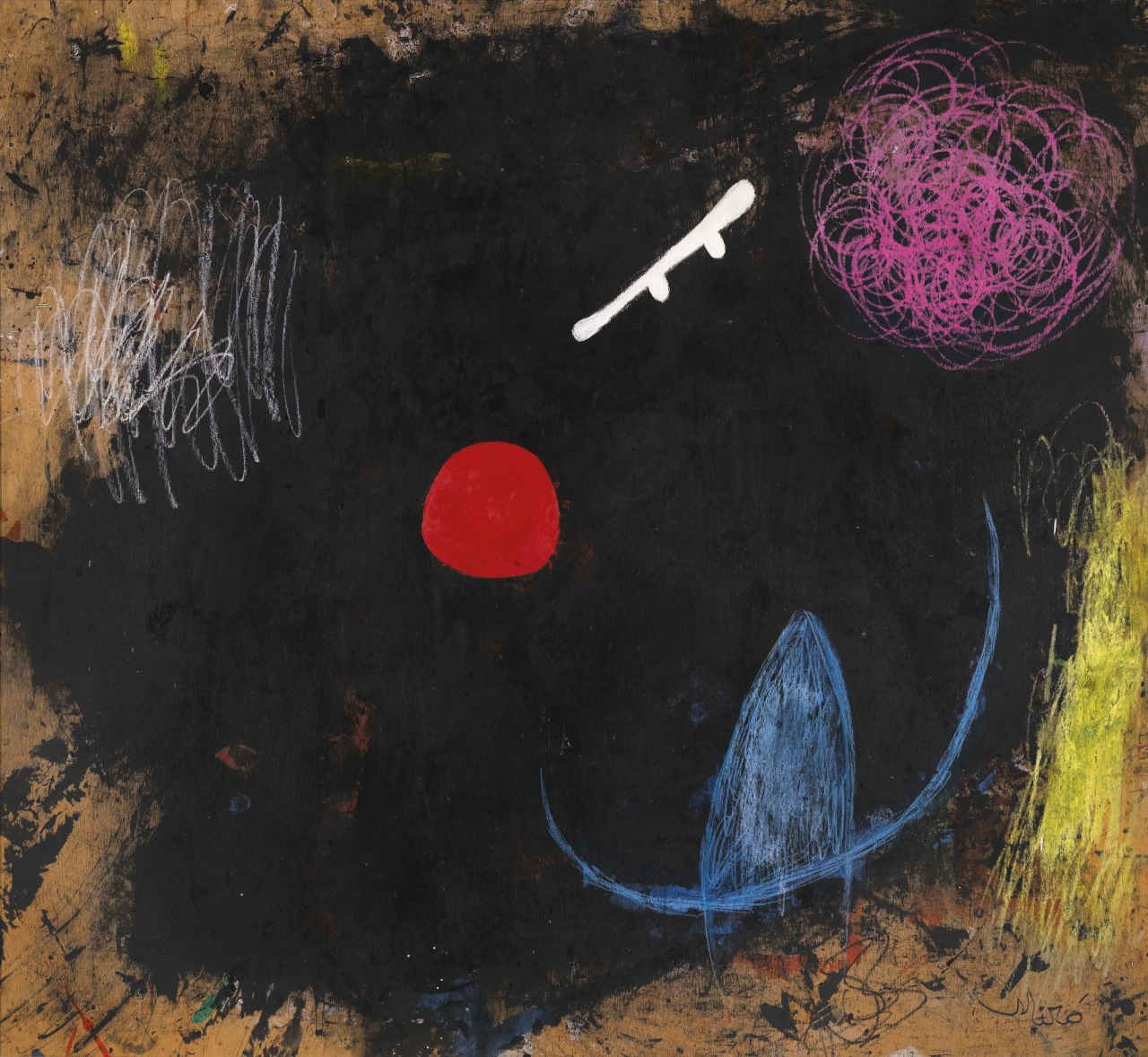 artexpert:  Danseuse devant le soleil (1973) - Joan Miró
