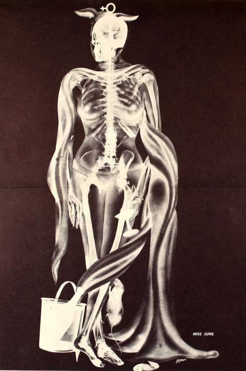 weirdyearbook:From Georgetown University School of Medicine’s 1963 yearbook. It all connects: vintag