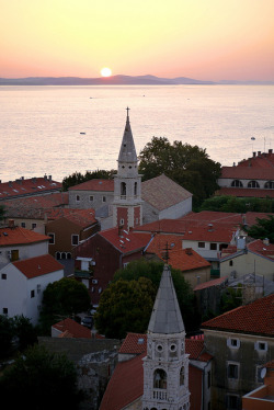 visitheworld:  Sunset on the Adriatic, Zadar