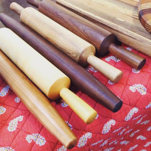 Where are the #bakers? #rollingpins from our #Amish #makers. #walnut #maple #sycamore #cherry #bakin