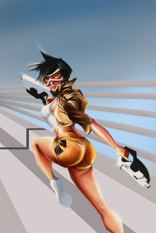 I asked reddit gets drawn to draw my Tracer costume! <3check me out on facebook!