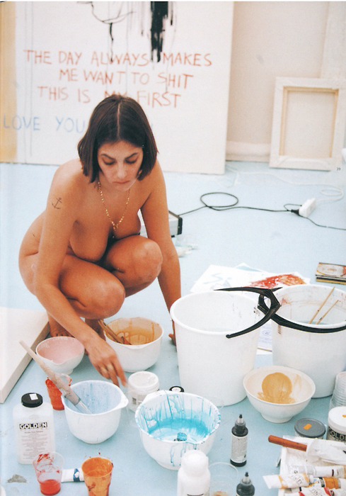 thatmodelgirl:  sassyqueenofberlin:  Exorcism of the Last Painting I Ever Made -