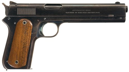 Extremely rare Colt Model 1900 sight safety/Browning slide lock prototype semi-automatic pistol.Esti