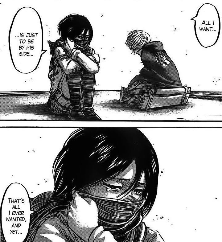How did Mikasa cross the sea from Marley to Paradis in Attack on