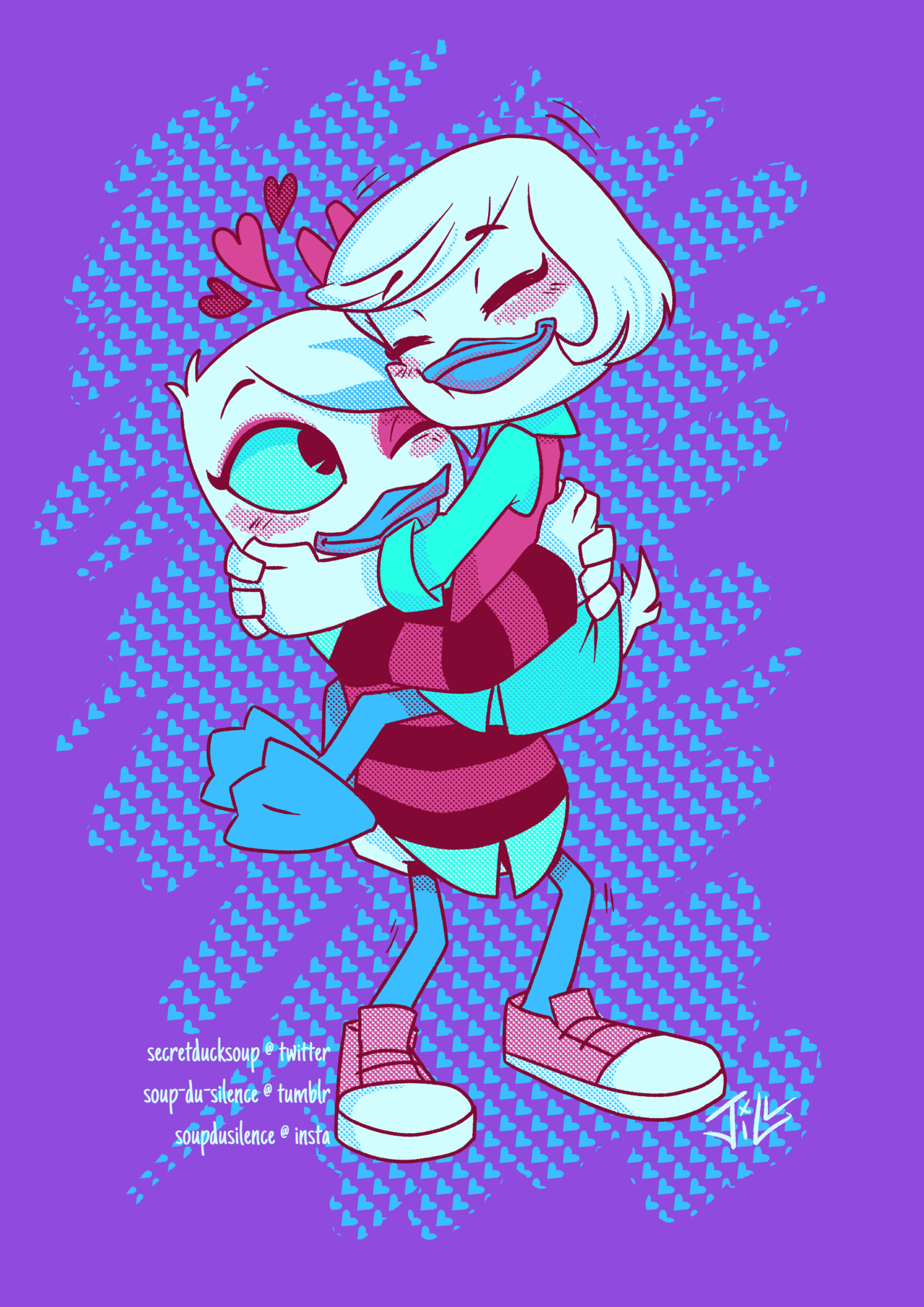 soup-du-silence:  @weblenaweek day #5: she’s a huggerearly on i realized i was
