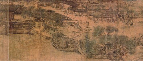 One of the top 10 most precious ancient Chinese paintings, Along the River During the Qingming Festi