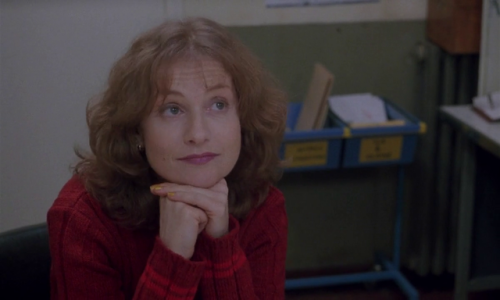 365filmsbyauroranocte:“I know something about you. You killed your daughter.”Isabelle Huppert in La 