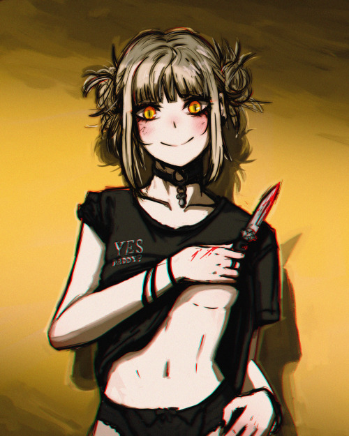  Himiko Toga (渡我被身子) as a goth.