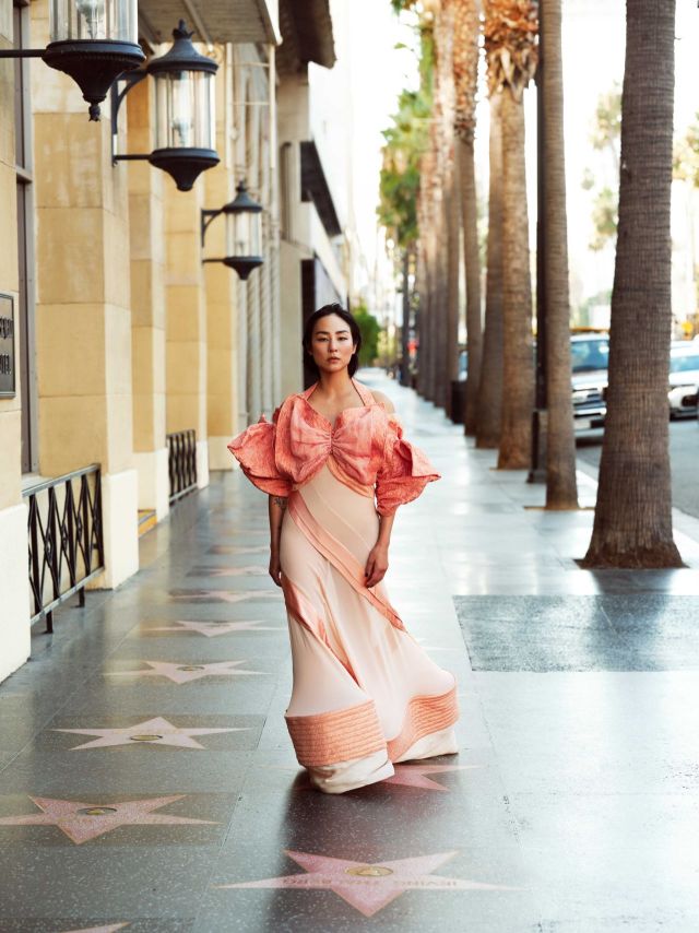 Greta Lee for Elle magazine, 2023