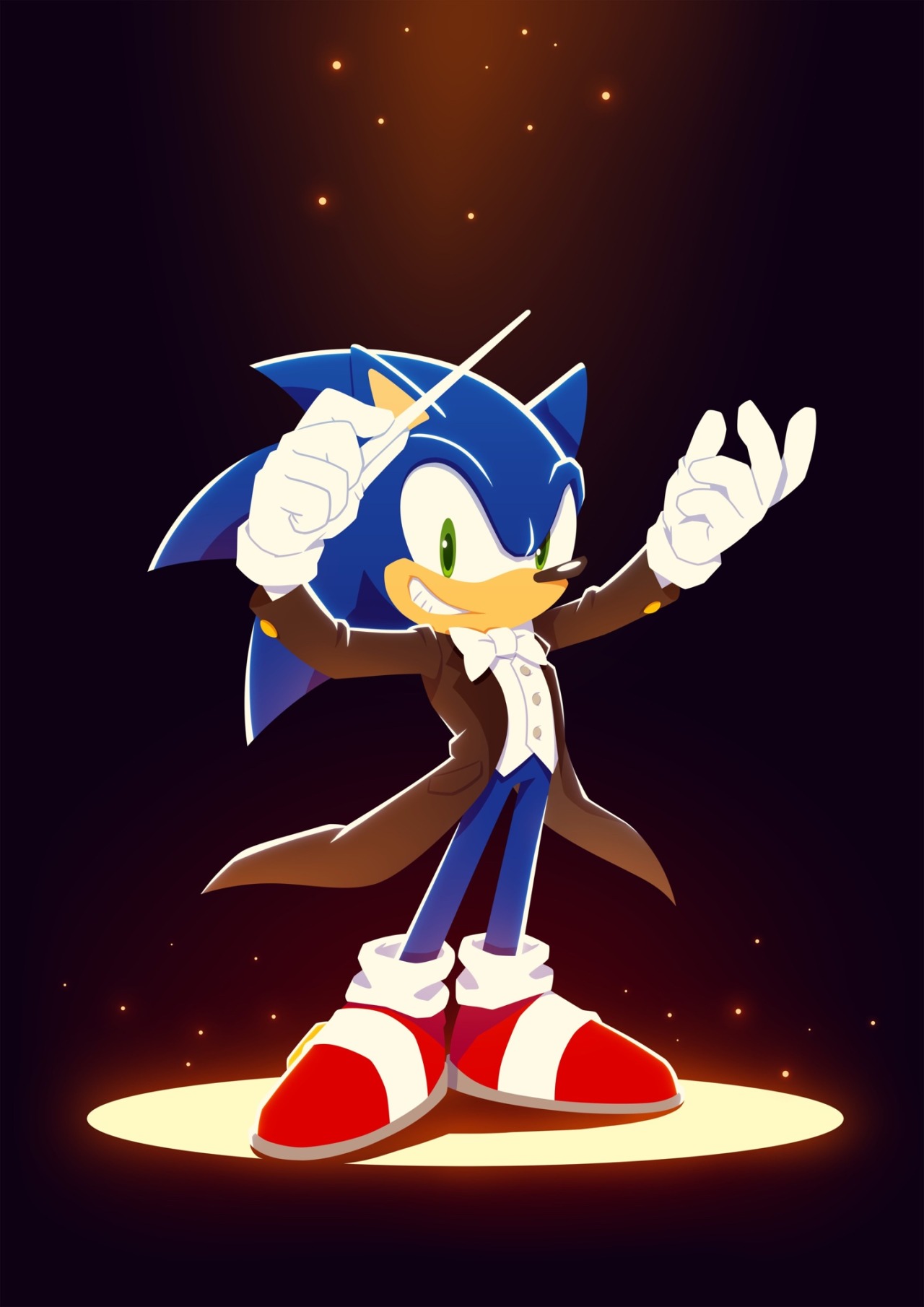 A Brunette Sonic Fan~! At your Service! — Uno sonic art (4/7) The way she  makes things glow