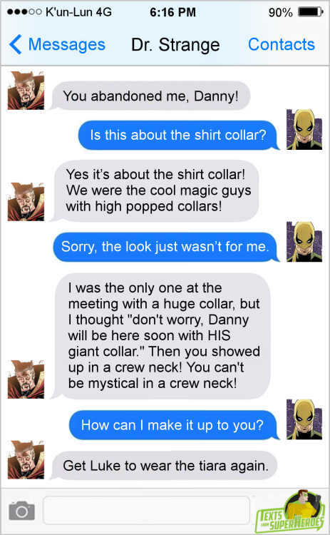 fromsuperheroes: Texts From Superheroes: Best of Dr. Strange (No movie spoilers)