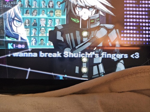I Was Doing Trial 6 In DRV3 And What Is With This Random Person I Can't