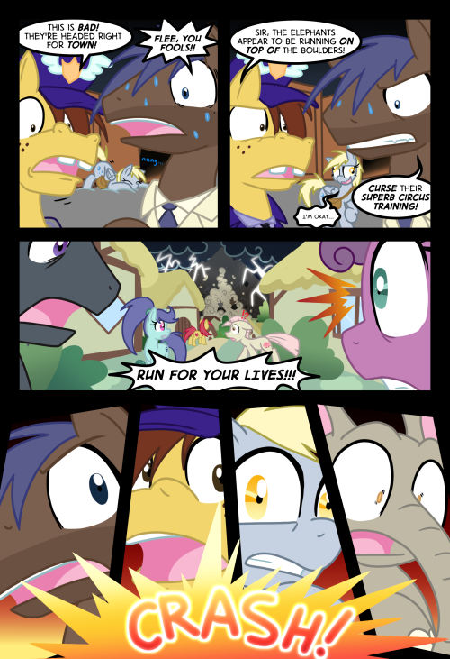 Lonely Hooves - “The Incident”Masterpost of the flashback scene of Ditzy’s, erm&hellip; off day at t