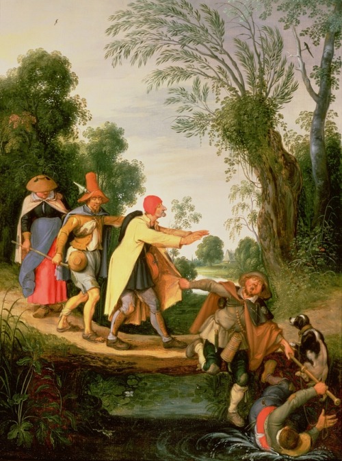 The Blind Leading the Blind, Sebastiaen Vrancx (1573-1647)
