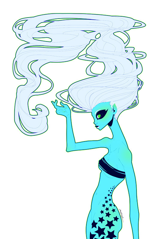 missveryvery:  interpunkt:  Some new art for con season. I have this problem where