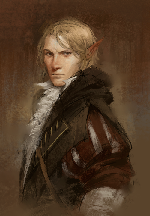 darkimperialblue: Day 34 - An elven diplomat or… something like that.