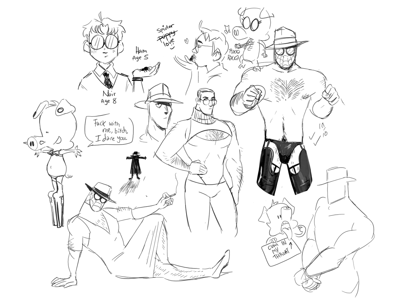 sugarandmemories:  @three-legged-cow and I did a drawpile session. 