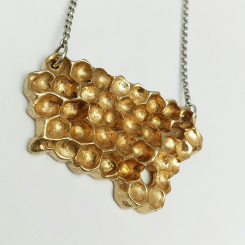 sosuperawesome:Jewelry made with real honeycomb by Brelokz on Etsy• So Super Awesome is also on Face