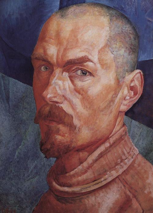 kuzma-petrov-vodkin: Self-portrait, 1927, Kuzma Petrov-Vodkin