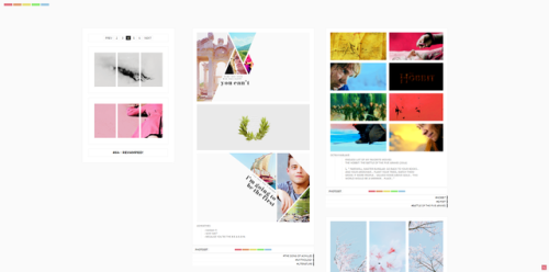 THEME #64 REVAMPED!! ··· PREVIEW | CODE | CREATOR + MORESpecifics: 2 Sidebar Images (125px x 225px