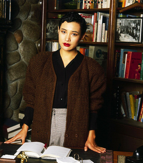 elizabitchtaylor:Joan Chen as Josie Packard in promotional photos for the first season of Twin Peaks