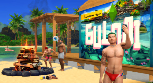  Took the Amari’s into Sulani to play with one of @simmattically’s “Greetings From