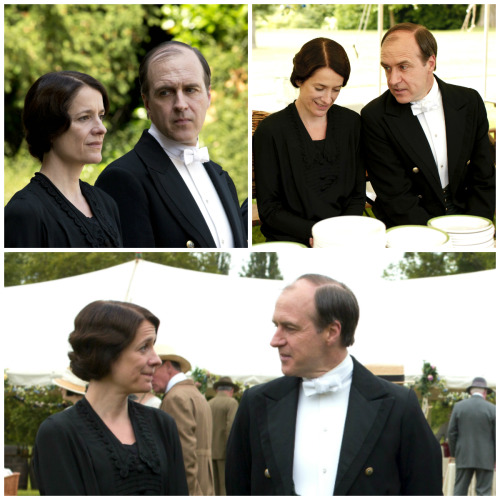 downtonluvr:Mrs. Baxter &amp; Mr. Molesley pictures from episode 7 were capped by myself. Photos for