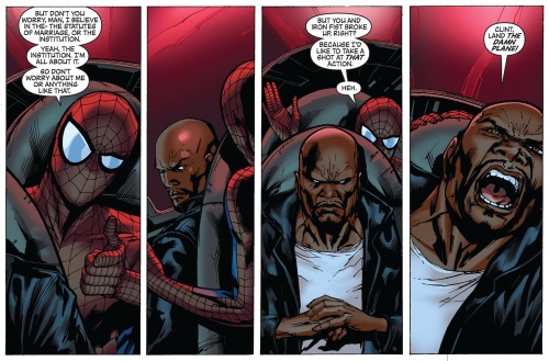 Peter, that was a terrible way to reassure Luke after Jessica Jones reveals she had a huge crush/was