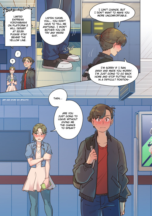 kissitgoodbyecomic:Page 110! Read it on  Tapastic and Webtoon too!! Or read more pages on Patreon in