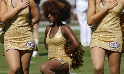 I spoke with the wonderful young lady behind this iconic photo from Georgia Tech last year. Raianna 
