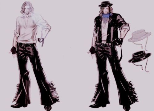 dailybayonetta:Luka + bayonetta 2 finilazied concept art