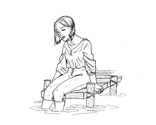 calendula-calendula:Leliana, chilling somewhere right before first Dragon Age I think. Also I know s